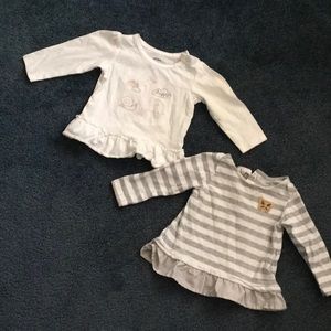 Two baby girls tops by Carter’s